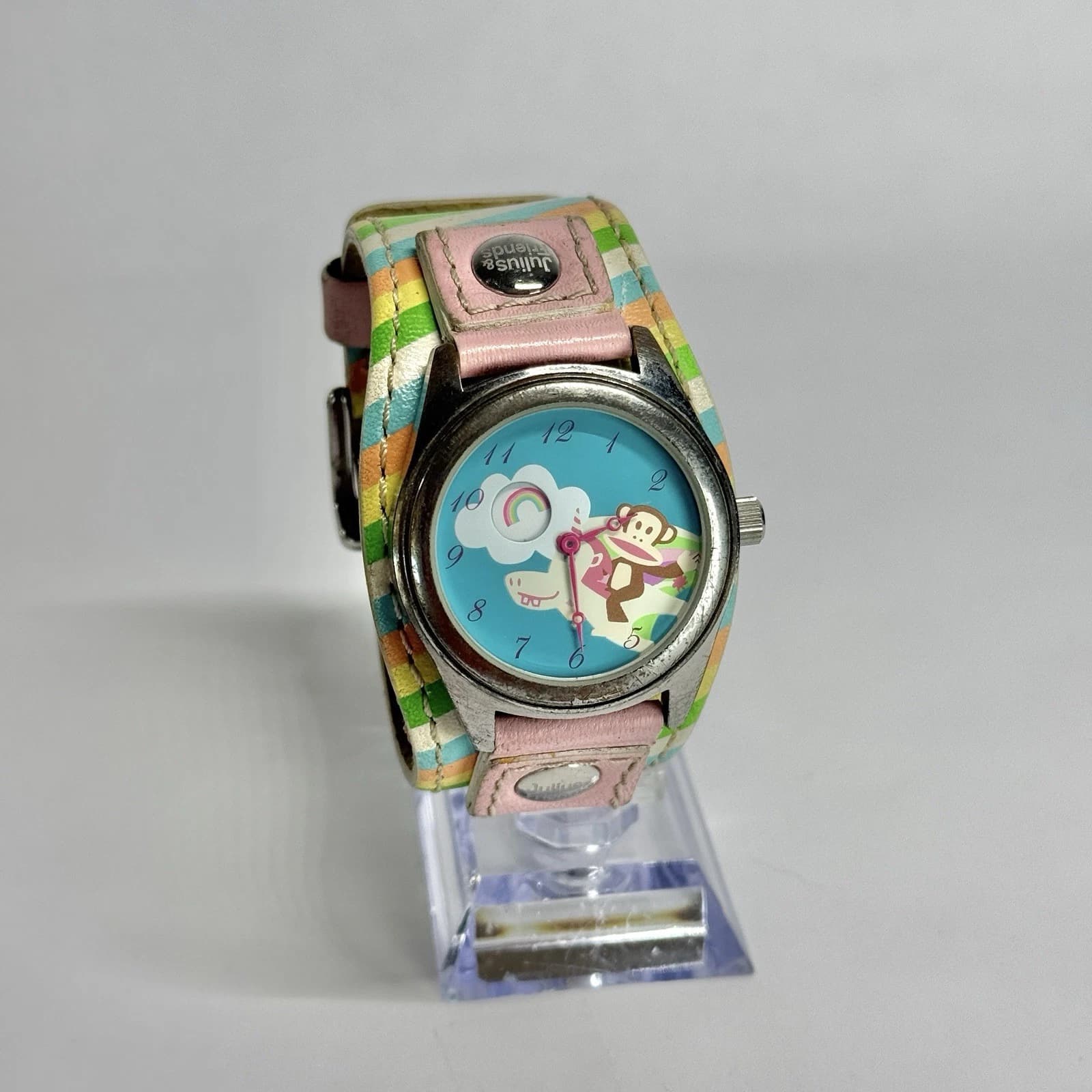 PAUL FRANK Julius & Friends Monkey Analog Vintage Watch W431 *WORKING