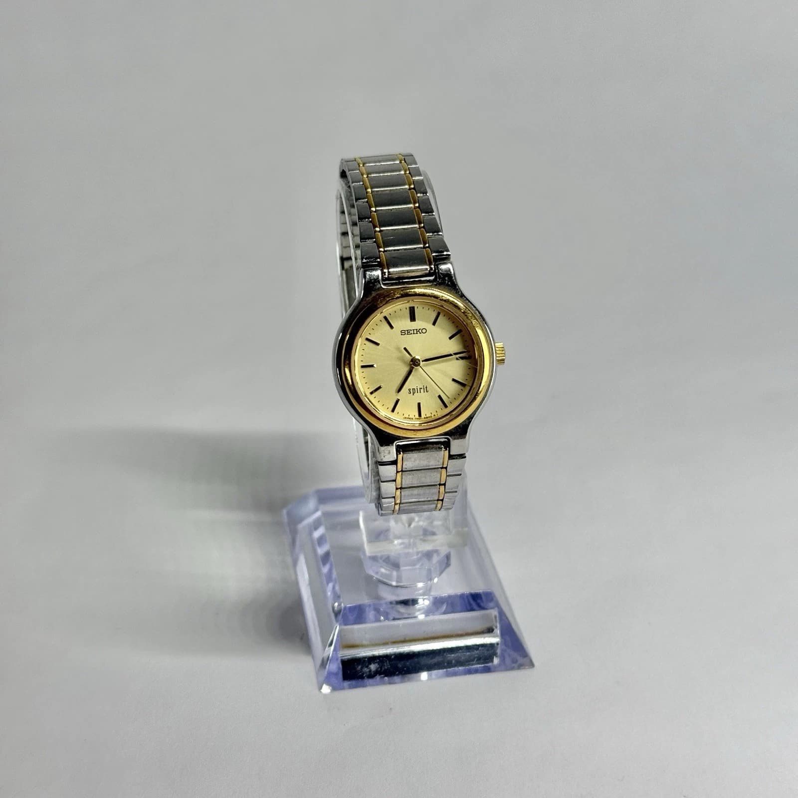 SEIKO Spirit 7N01-6A80 Analog Silver Tone Women Vintage Watch W711 *WORKING