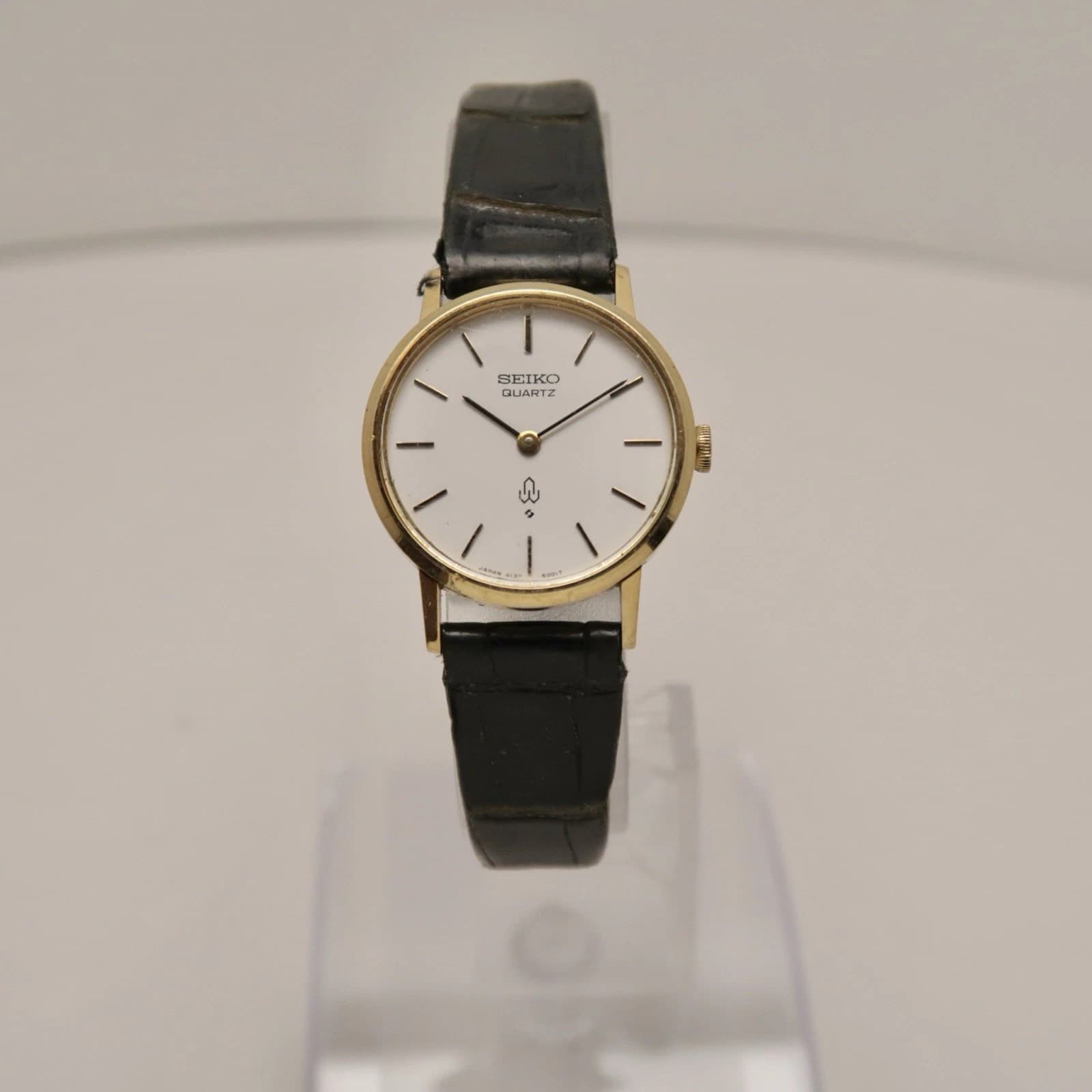 SEIKO 4130-6001 Gold Tone Analog Quartz Women Vintage Watch W130 *SOLD AS IS