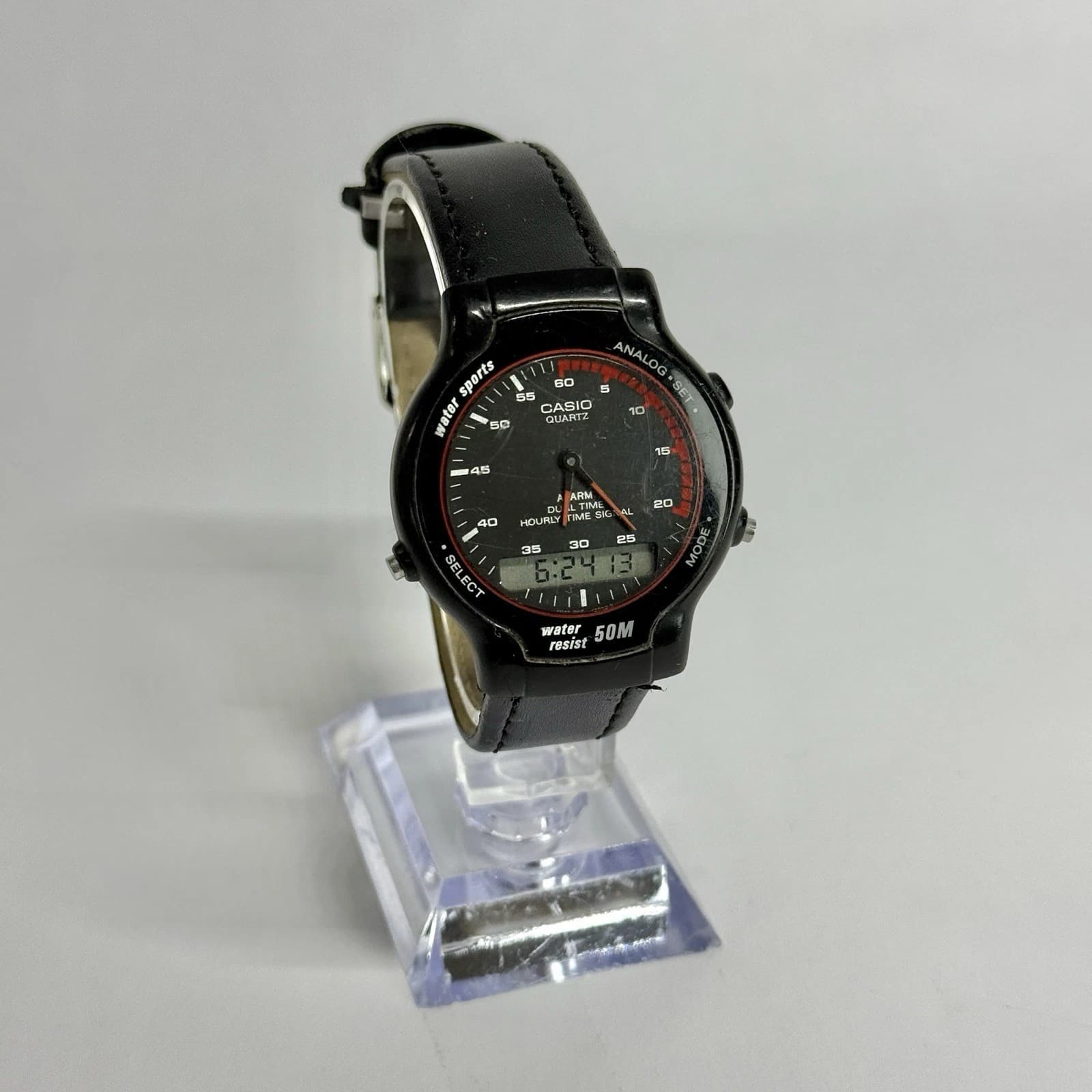 CASIO AW-30 1983 Analog Digital Quartz Men Vintage Watch W475 *WORKING
