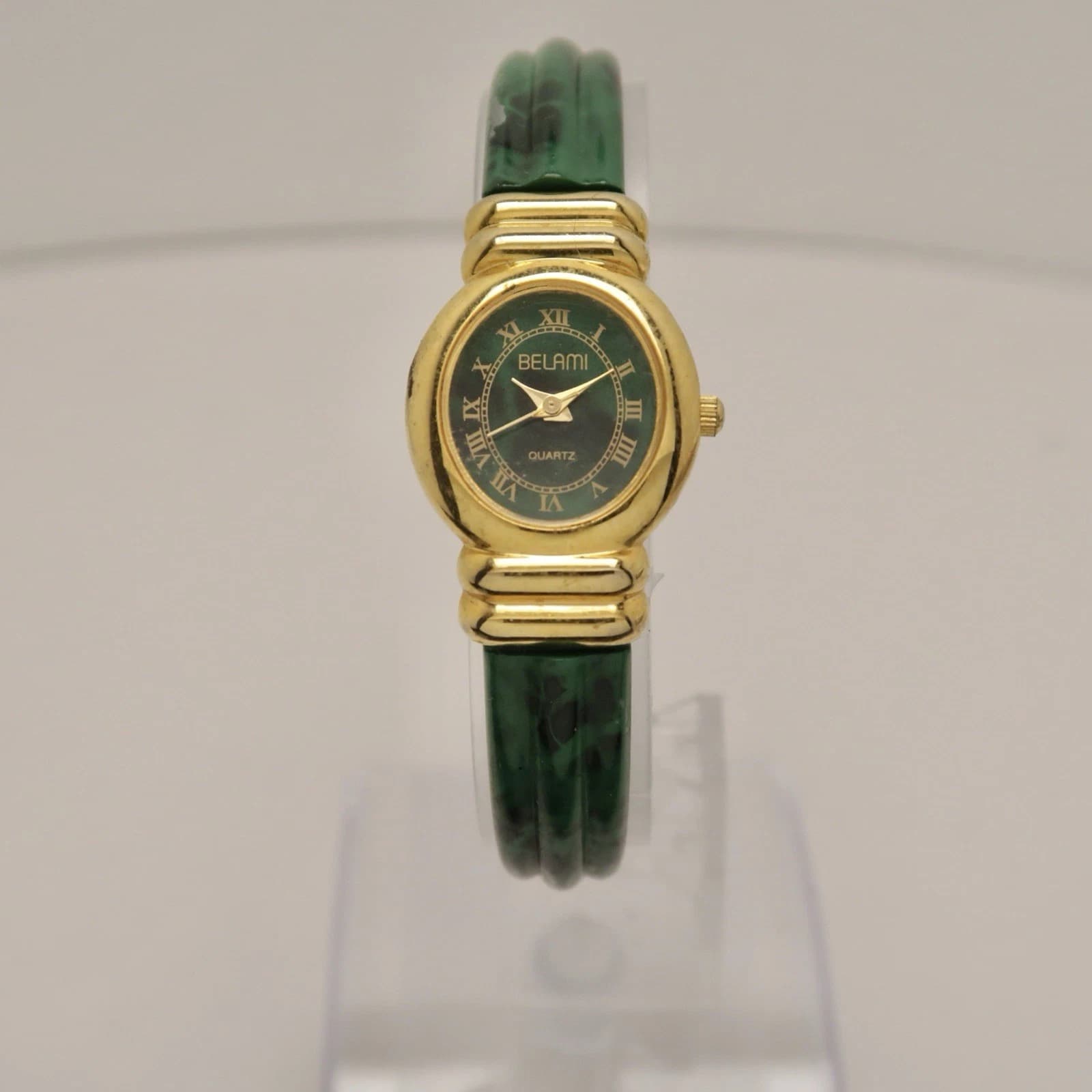 BELAMI 8A-688 Gold Tone Analog Quartz Women Vintage Watch W196 *WORKING
