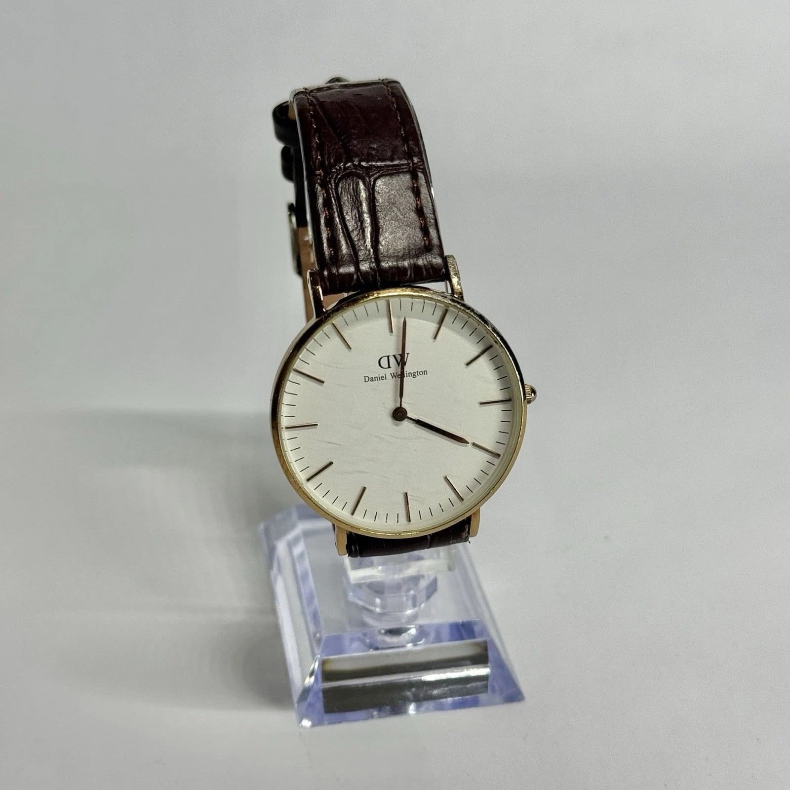 DANIEL WELLINGTON Classic Sheffield Analog Quartz Men Watch W443 *WORKING
