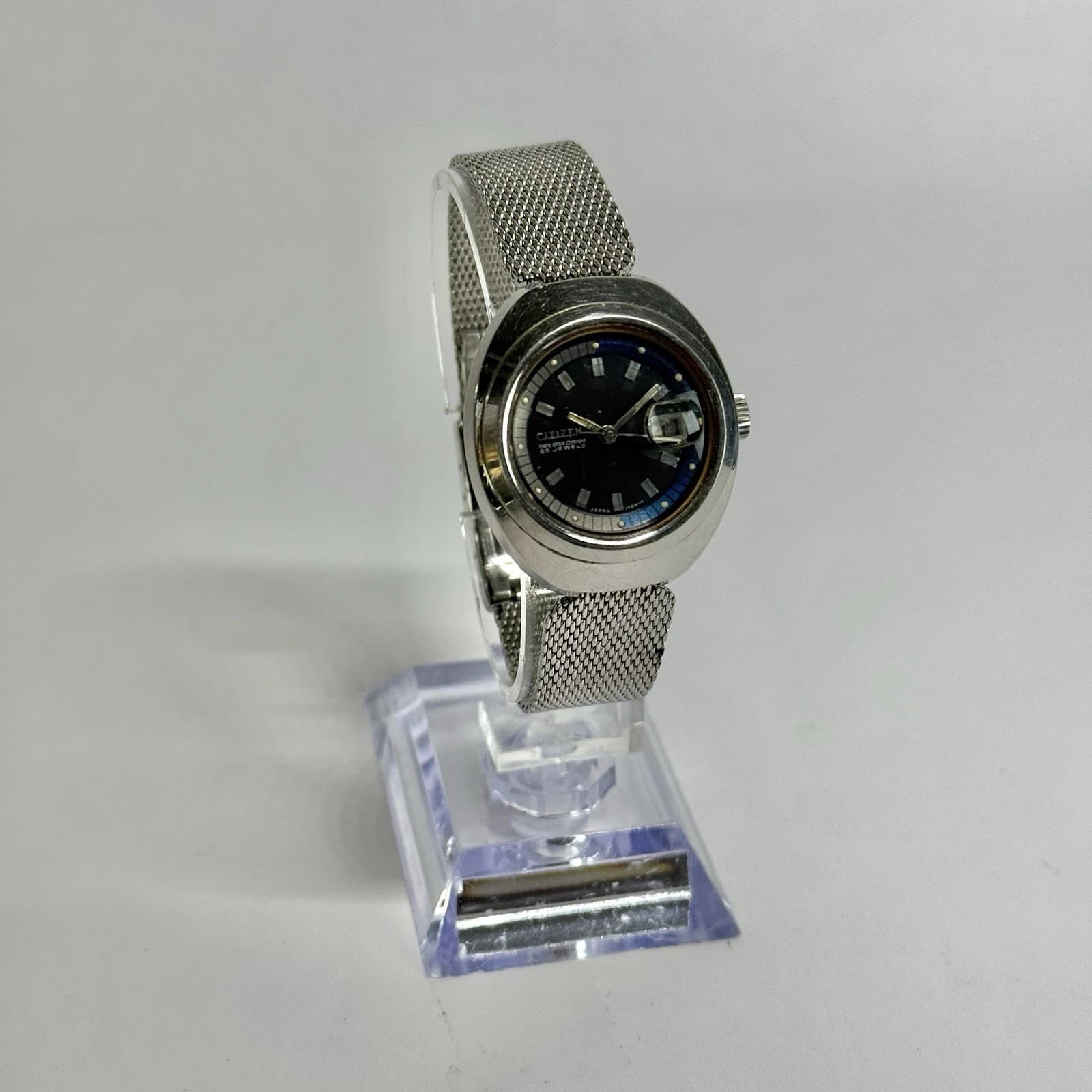 CITIZEN 25J 51804-Y Stretch Manual Wind Women Vintage Watch W609 *SOLD AS IS