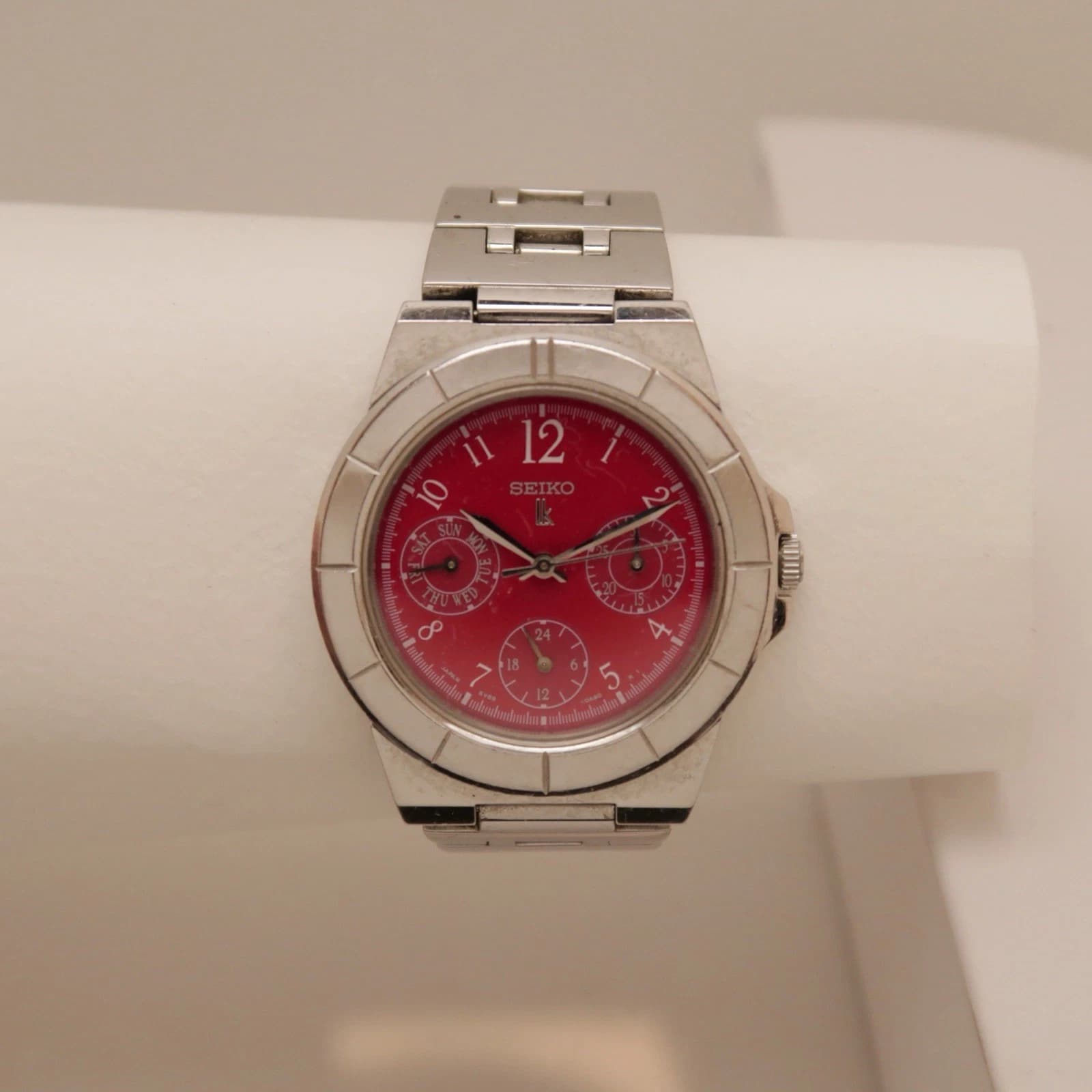 SEIKO Lukia 5Y89-0B30 Analog Quartz Women Vintage Watch W222 *WORKING