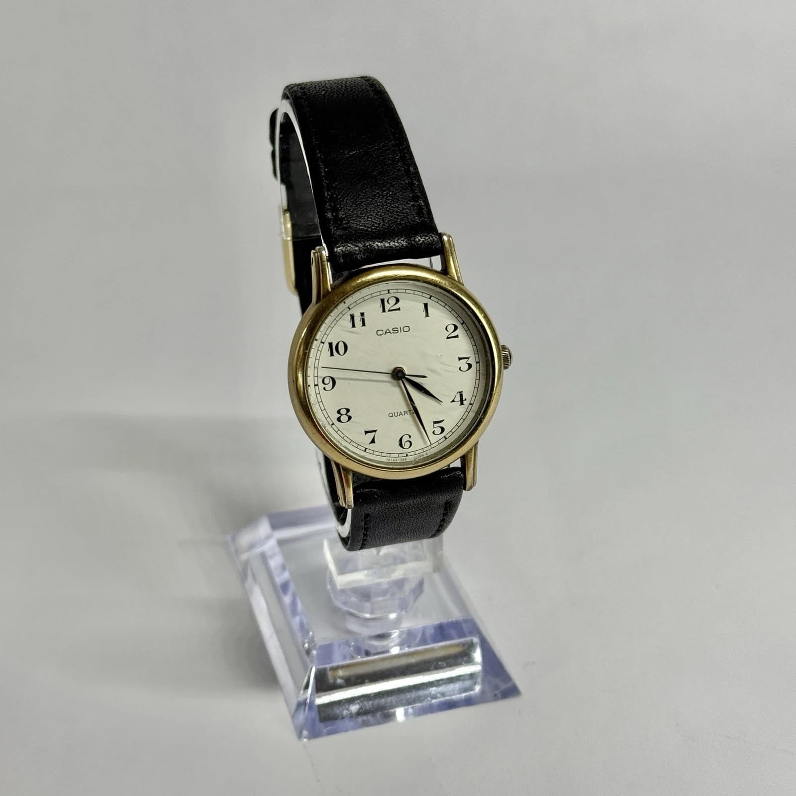CASIO MV-349 Analog Quartz Gold Tone Men Vintage Watch W478 *WORKING