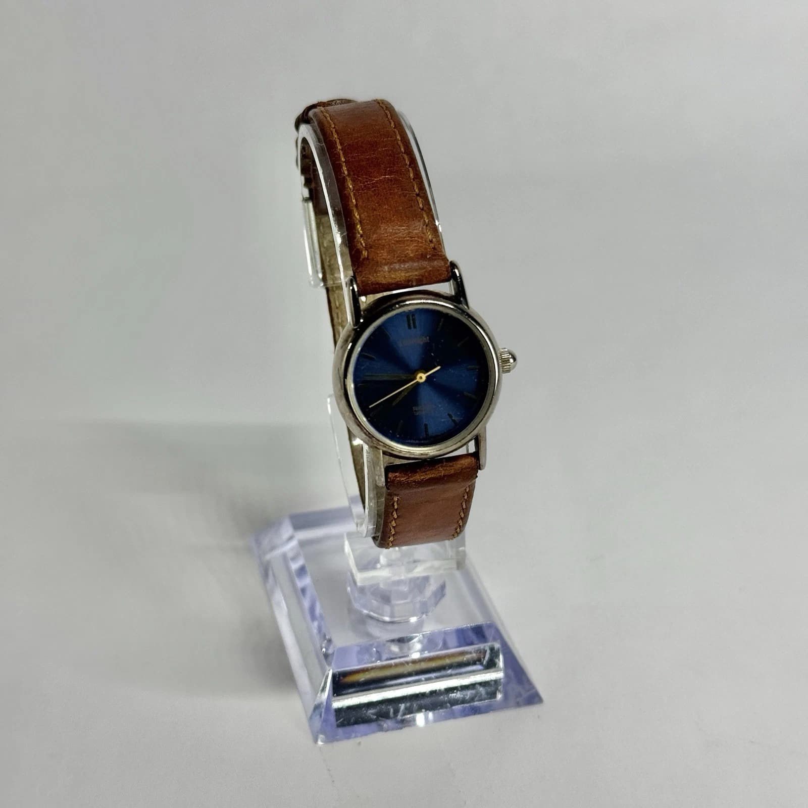 RICOH Limelight 815015 Quartz Gold Tone Women Vintage Watch W492 *WORKING