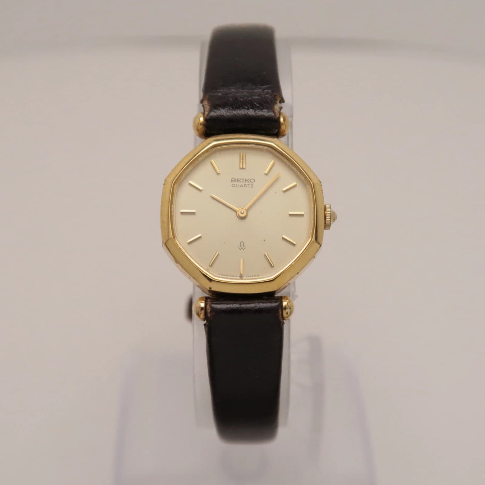 SEIKO 1400-5260 Gold Tone Analog Quartz Women Vintage Watch W283 *WORKING