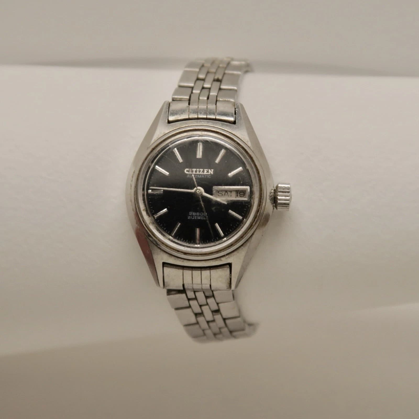 CITIZEN 4-660854 21J Automatic Analog Women Vintage Watch W185 *WORKING