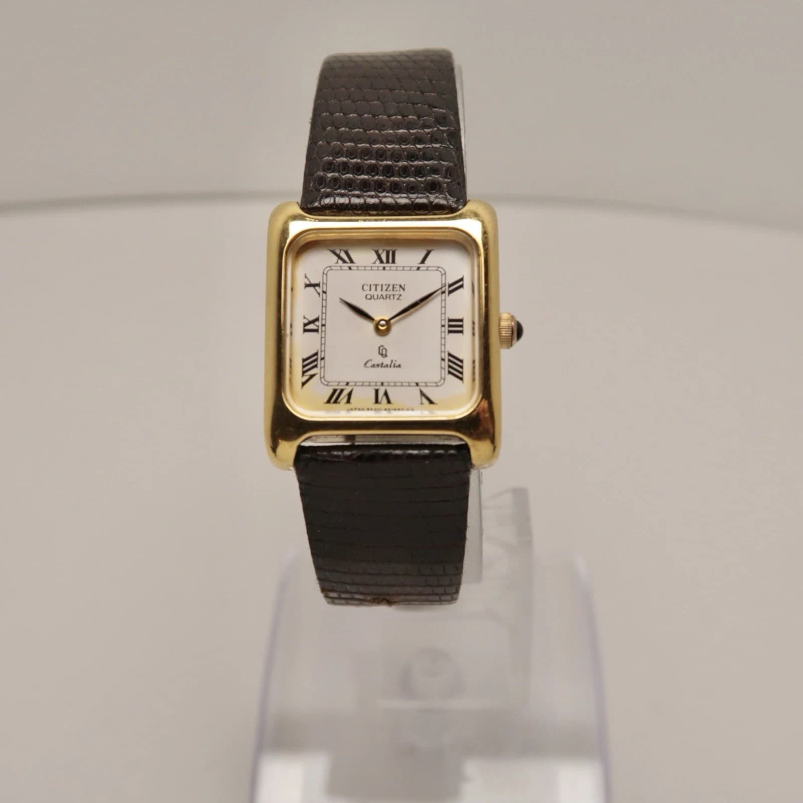 CITIZEN Castalia 4-851145 Gold Tone Women Vintage Watch W145 *WORKING