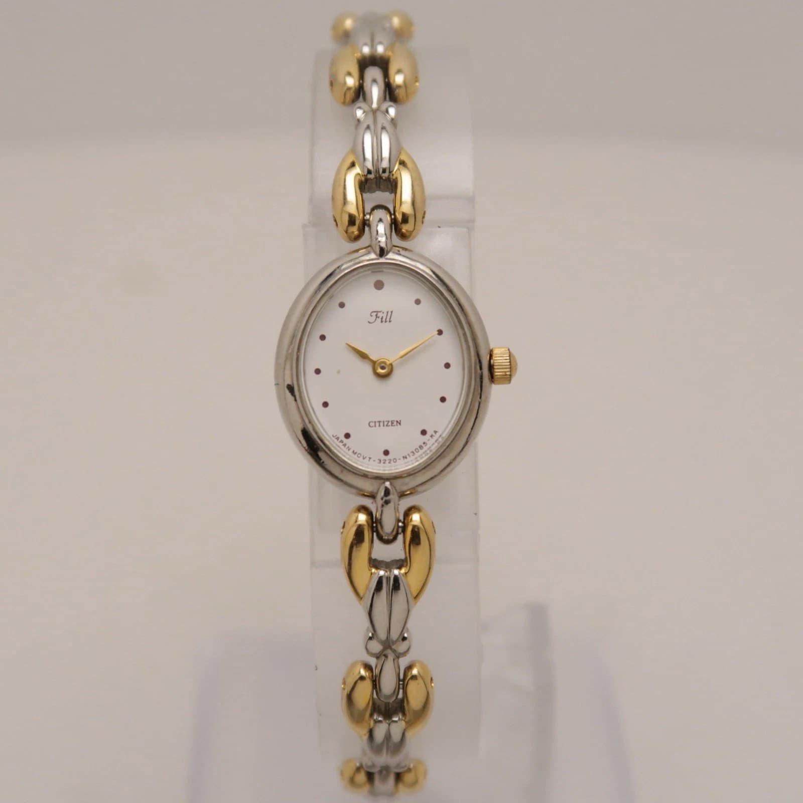 CITIZEN Fill 3220-S36416 Analog Quartz Women Vintage Watch W365 *WORKING