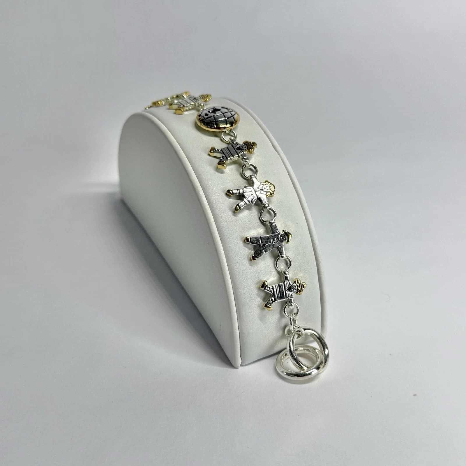Elegant Best People of the World Two Tone Vintage Bracelet Jewelry Br223