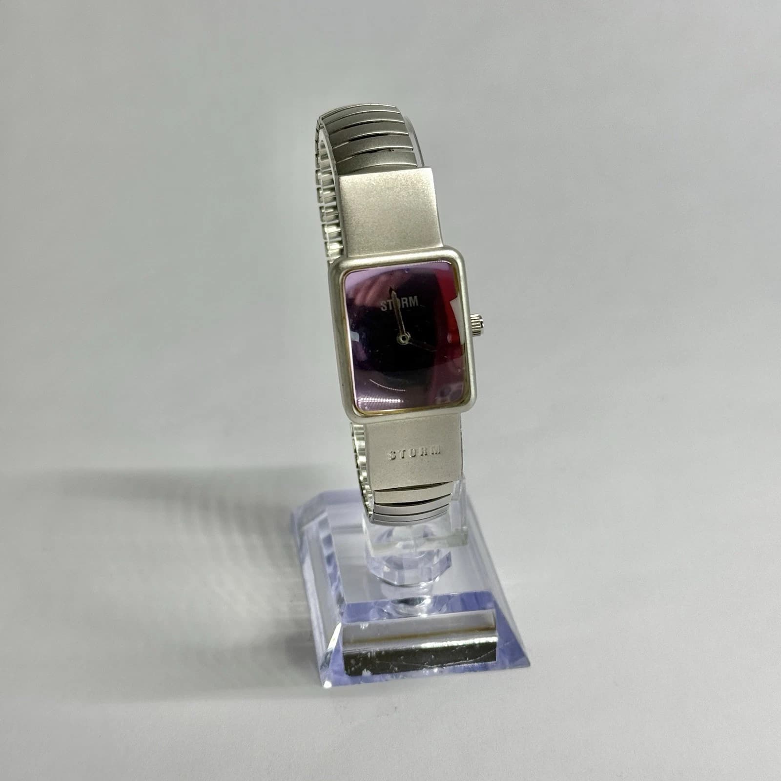 STORM 1374971 Quartz Silver Tone Women Vintage Watch W728 *WORKING
