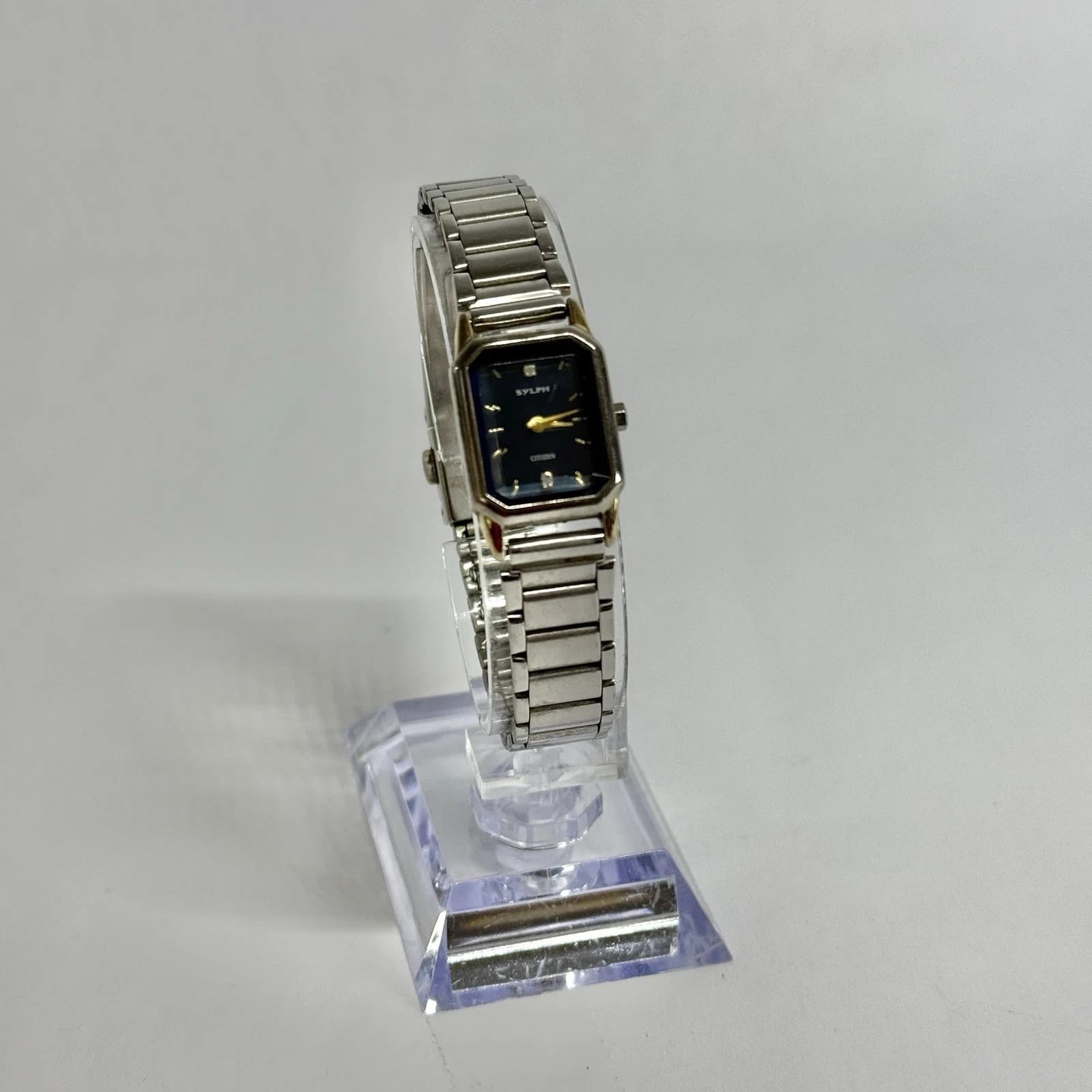 CITIZEN Sylph 5421-F45626 Analog Silver Tone Women Vintage Watch W548 *WORKING