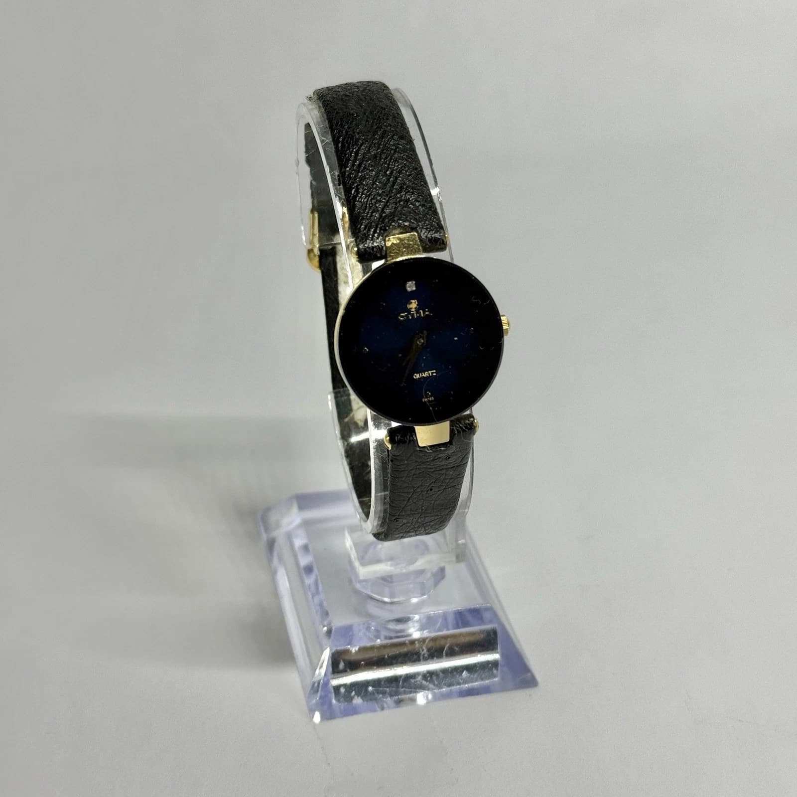 CYMA Switzerland 906 Quartz Gold Tone Women Vintage Watch W487 *WORKING