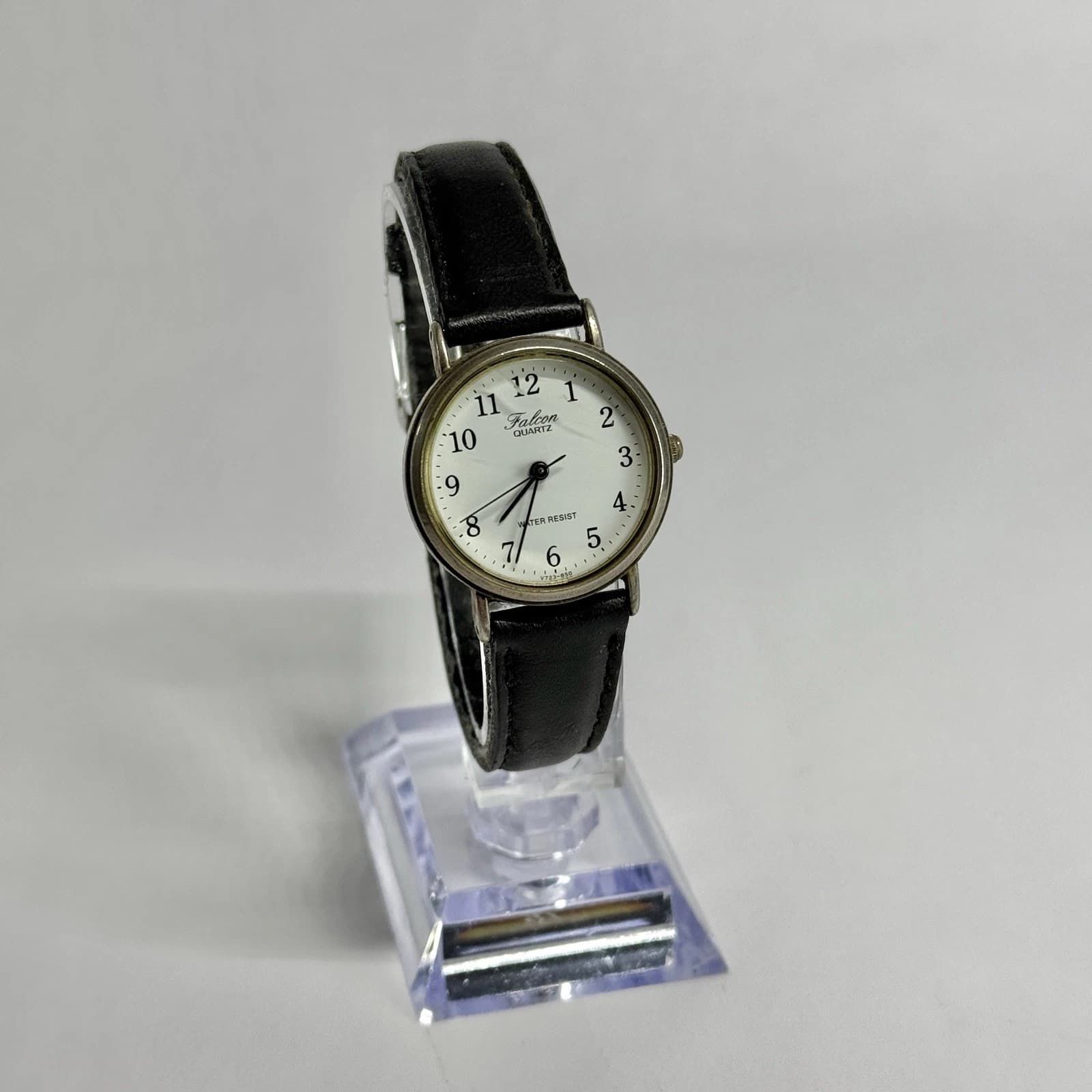 CITIZEN Q&Q Falcon Quartz Silver Tone Vintage Watch W486 *WORKING
