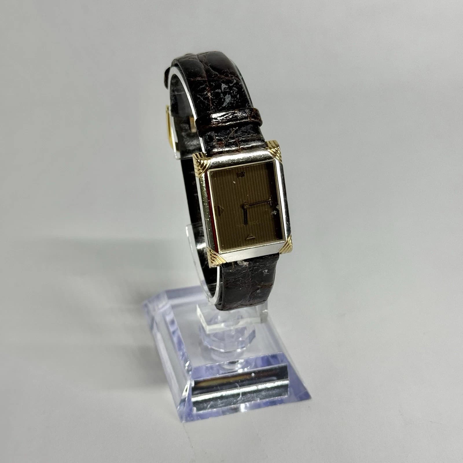 NINA RICCI x Seiko 2320-6240 Quartz Two Tone Women Vintage Watch W484 *WORKING